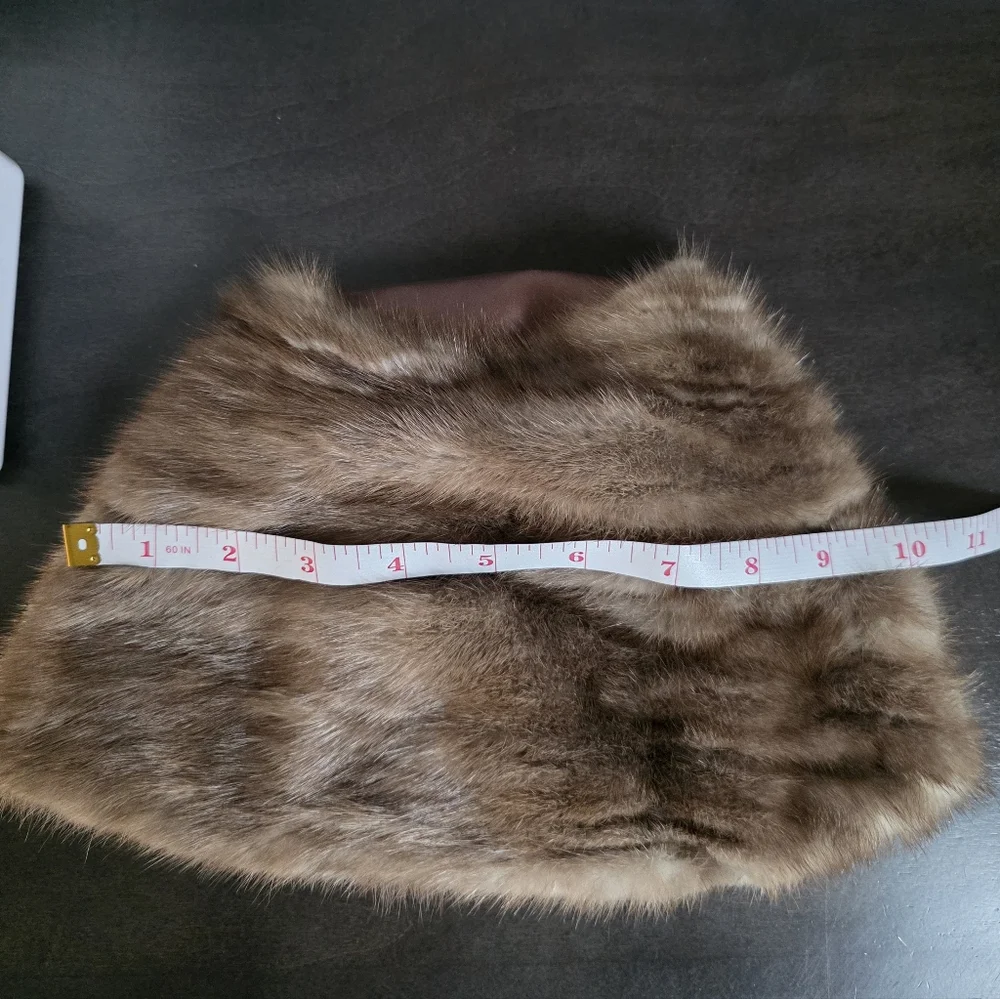 The Bon Marche Vintage Genuine Mink Fur Hat